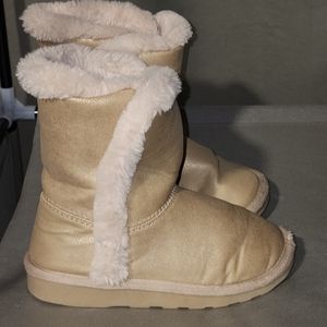 Tan Booties for little girl